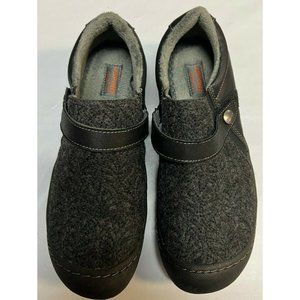 JSport Women's Faux Fur Lined Slip On Sneakers Blair BLACK Size US 9